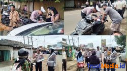 Razia Gabungan Ops Zebra Krakatau 2025 Perketat Disiplin Lalu Lintas di Lampung Timur