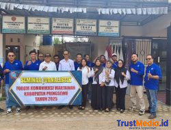 FKWKP Tingkatkan Kompetensi Wartawan Di Pekon Ganjaran