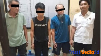 Sat Narkoba Polres Metro Tangkap Tiga Terduga Pengguna Sabu di Yosodadi