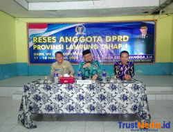 Dewan Propinsi Lampung H.Singa Ersa Awangga, SH. Gelar Reses .