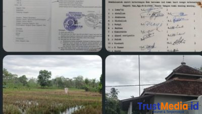 Ahli Waris Laporkan Dugaan Perampasan Tanah Wakaf Masjid Nurul Mukmin ke Polres Lampung Timur Ahli Waris Laporkan Dugaan Perampasan Tanah Wakaf Masjid Nurul Mukmin ke Polres Lampung Timur