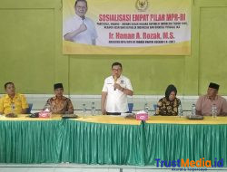 Ir Hanan A,Rozak,M.S adakan Sosialisasi empat pilar MPR-RI Di Kecamatan Sekampung.
