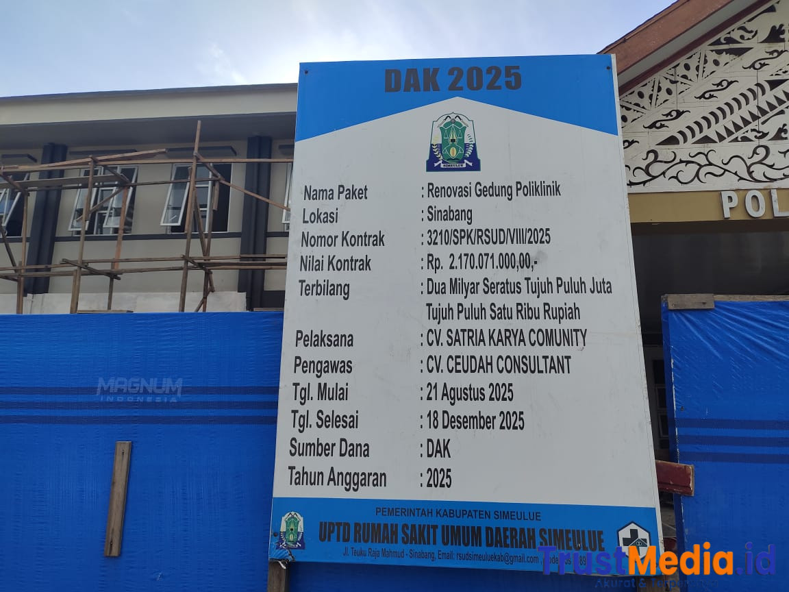 Diduga lebih memilih bungkam direktur RSUD Kabupaten Simeulue tidak mau dikonfirmasi Wartawan.