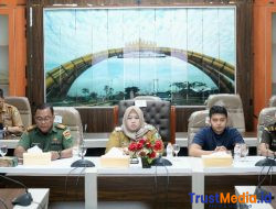 Wabup Pringsewu Ikuti Rakor Pembahasan Langkah Konkret Pengendalian Inflasi di Daerah