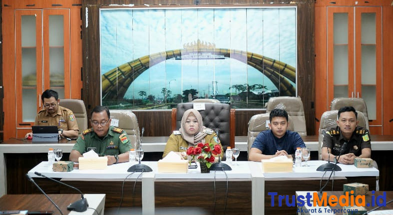 Wabup Pringsewu Ikuti Rakor Pembahasan Langkah Konkret Pengendalian Inflasi di Daerah