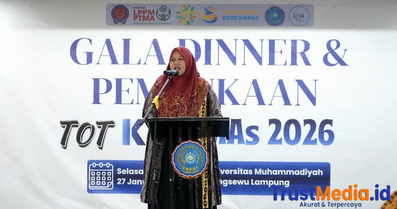 Wabup Pringsewu Hadiri Pembukaan ToT KKN Muhammadiyah–Aisyiyah 2026 di UMPRI