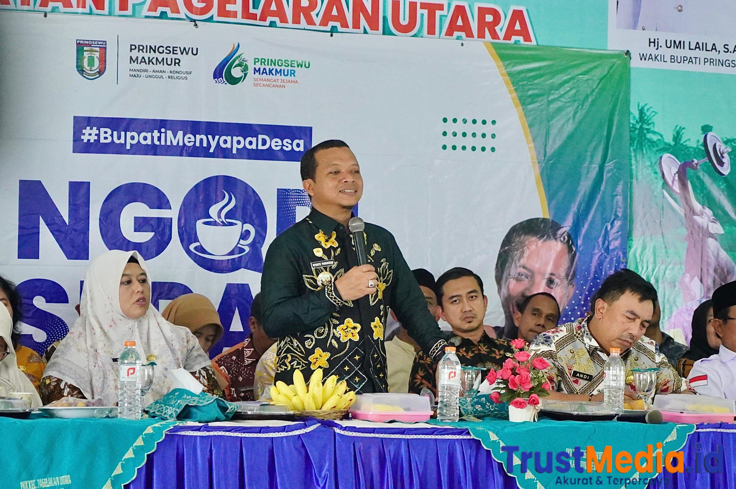 Ngopi Serasi Edisi ke-15, Bupati Pringsewu Serap Aspirasi Warga Fajarmulya