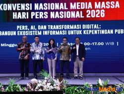 Menkomdigi Buka Konvensi Nasional Media Massa HPN 2026, Soroti Etika Pers di Era AI