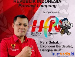 Momentum HPN 2026, Ketua DPD PWRI Lampung Darmawan, SH., MH. Ajak Insan Pers Perkuat Kedaulatan Bangsa