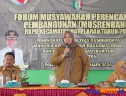 Wakil Bupati Pringsewu Hadiri Musrenbang Kecamatan Pagelaran Tahun 2027