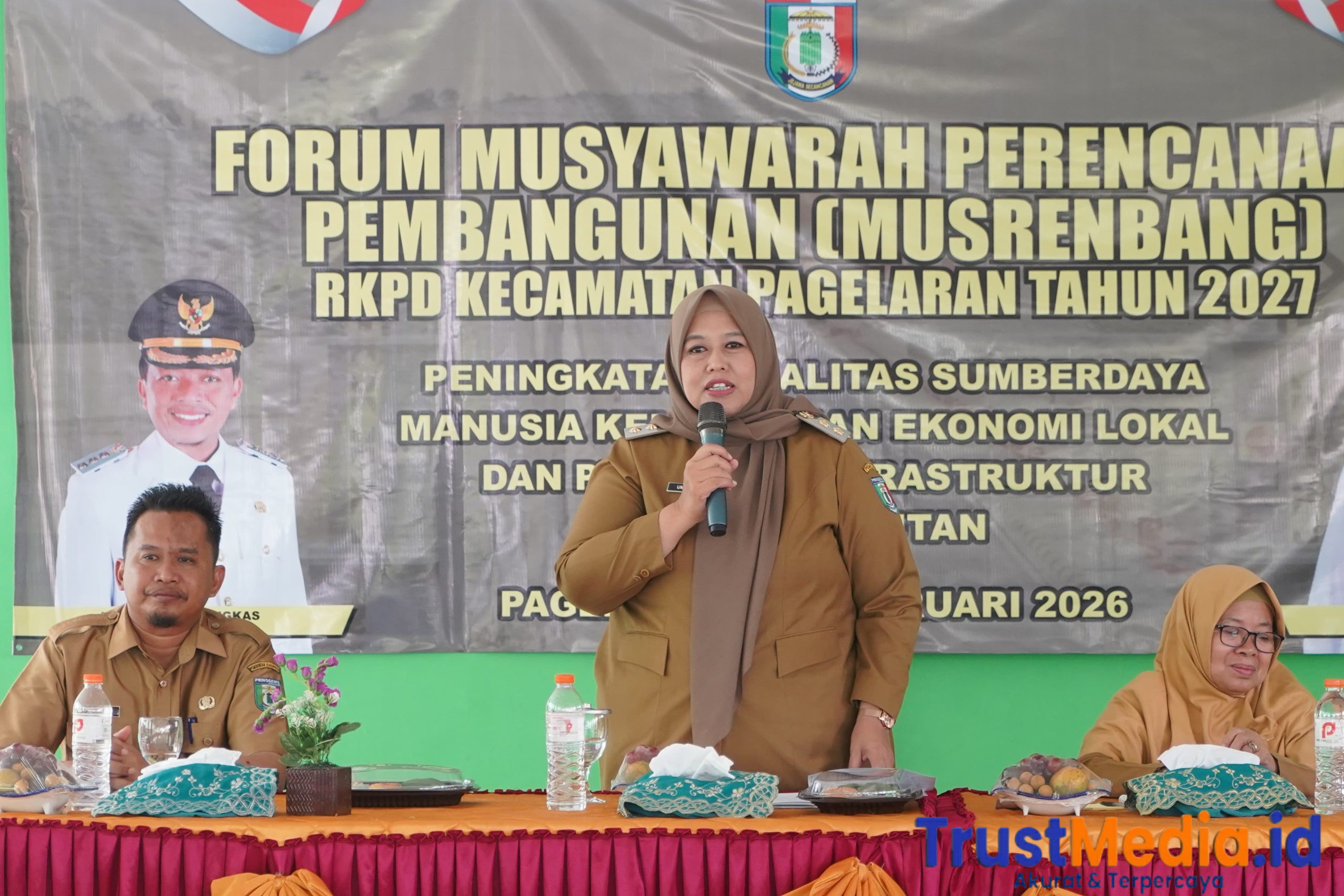 Wakil Bupati Pringsewu Hadiri Musrenbang Kecamatan Pagelaran Tahun 2027