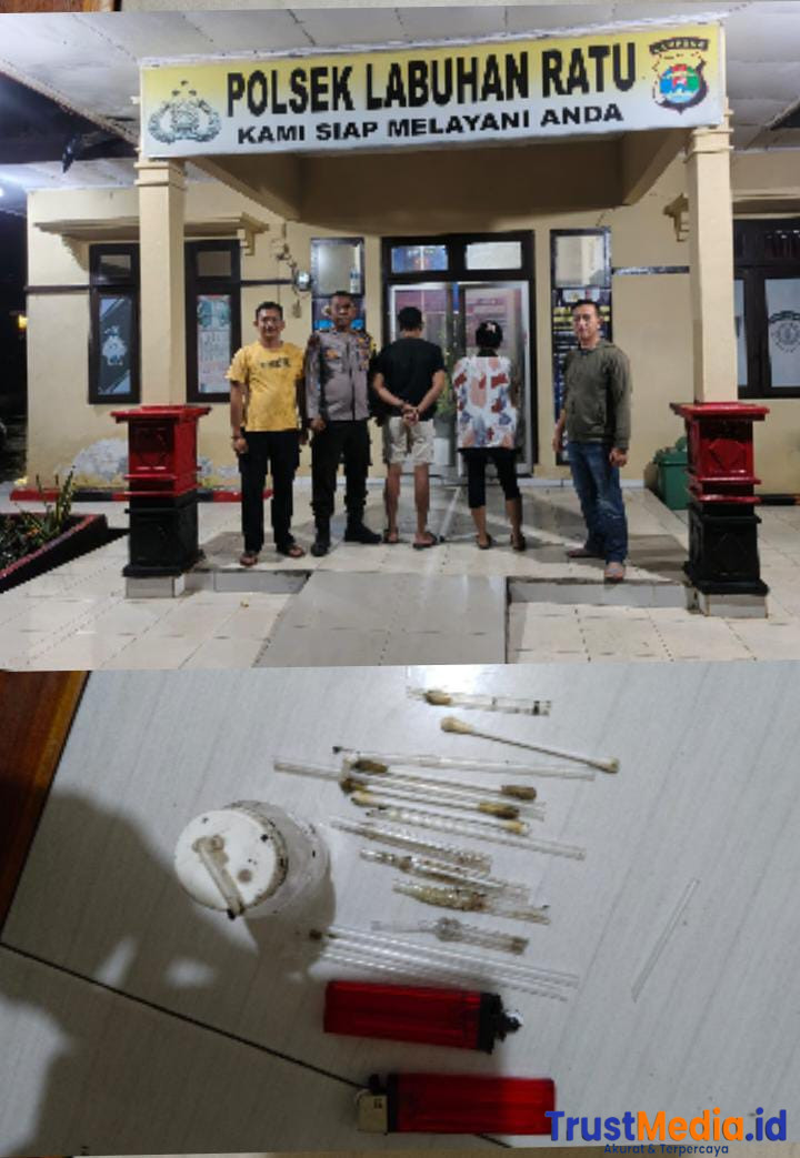 Polsek Labuhan Ratu Ungkap Kasus Tindak Pidana Narkotika Di Room Karaoke