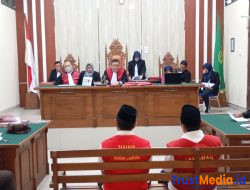 Sidang lanjutan perkara dugaan pemerasan yang menjerat dua oknum Lembaga Swadaya Masyarakat LSM