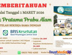 Klinik Pratama Prabu Alam Lampung Utara Resmi Dibuka 1 Maret 2026. Menerima Pasien BPJS Melayani Masyarakat 24 Jam