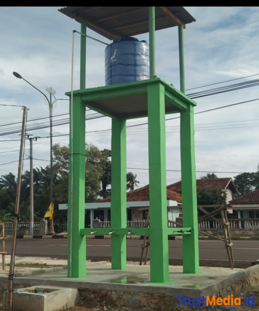 Pembangunan Desa Terbanggi Marga Lampung Timur  terealisasi nyata.