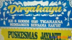 Karangan Bunga HUT ke-8 Kodim 0510 Tigaraksa Jadi Sorotan Warga Jayanti