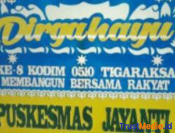 Karangan Bunga HUT ke-8 Kodim 0510 Tigaraksa Jadi Sorotan Warga Jayanti