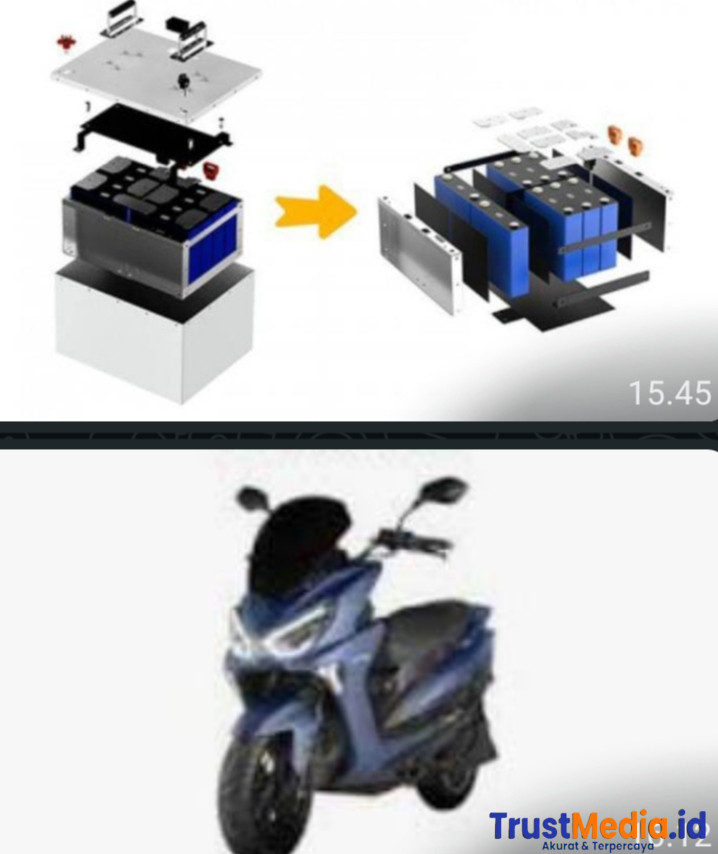 Dua warga Maling Batre Sepeda listrik  masuk Bui Polsek Legok Tangerang Selatan