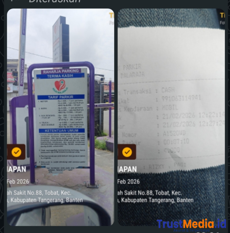 Parkir Kendaraan di RSUD Balaraja Dikeluhkan Pengunjung, Belum Satu Jam Dikenakan Biaya