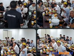 Kapolresta Serang Kota Buka Puasa bersama sejumlah Awak Media Mitra Polri.
