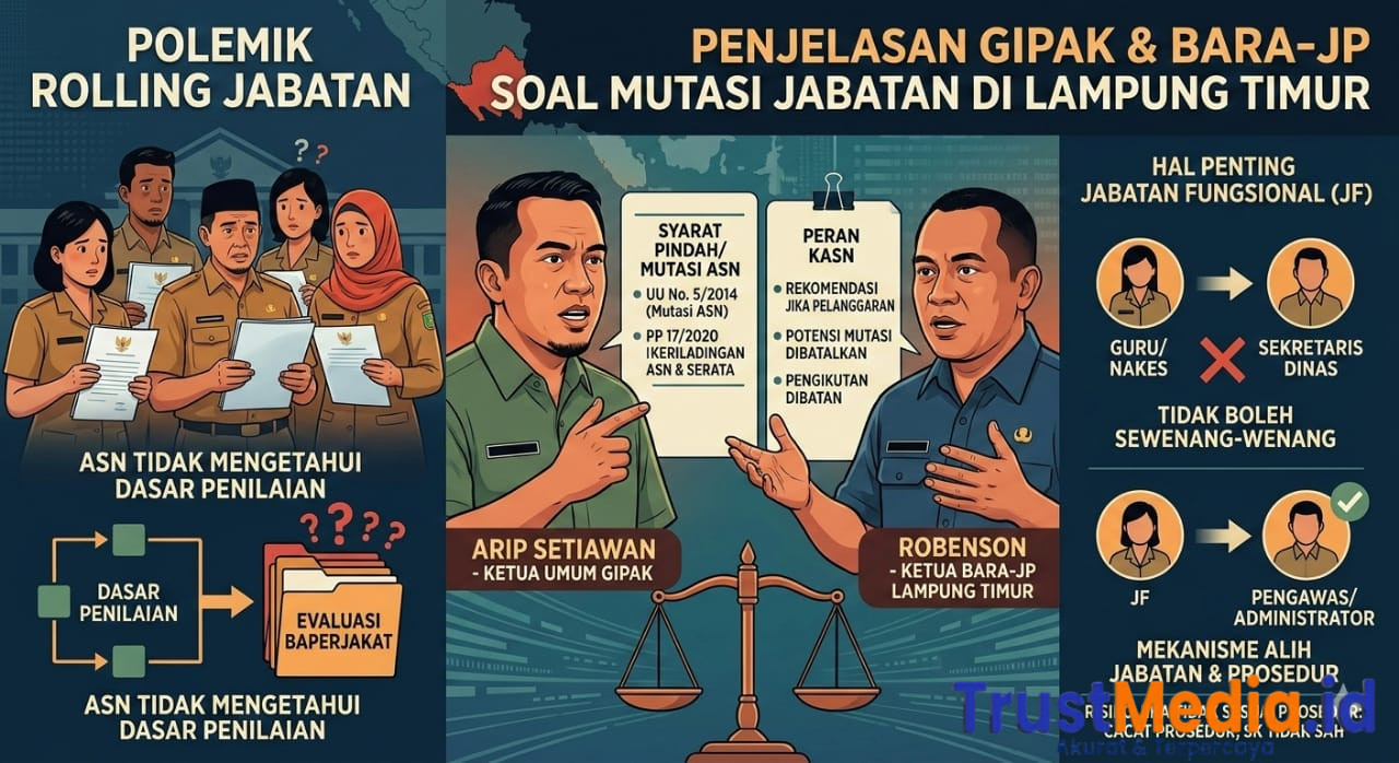 Soal Polemik Rolling Jabatan di Lampung Timur, Begini Penjelasan dari Ketua Umum GIPAK & BARA-JP