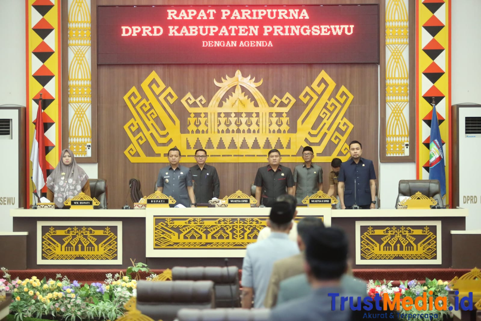 Pemkab Pringsewu Sampaikan Jawaban Fraksi DPRD Soal Perubahan SOTK