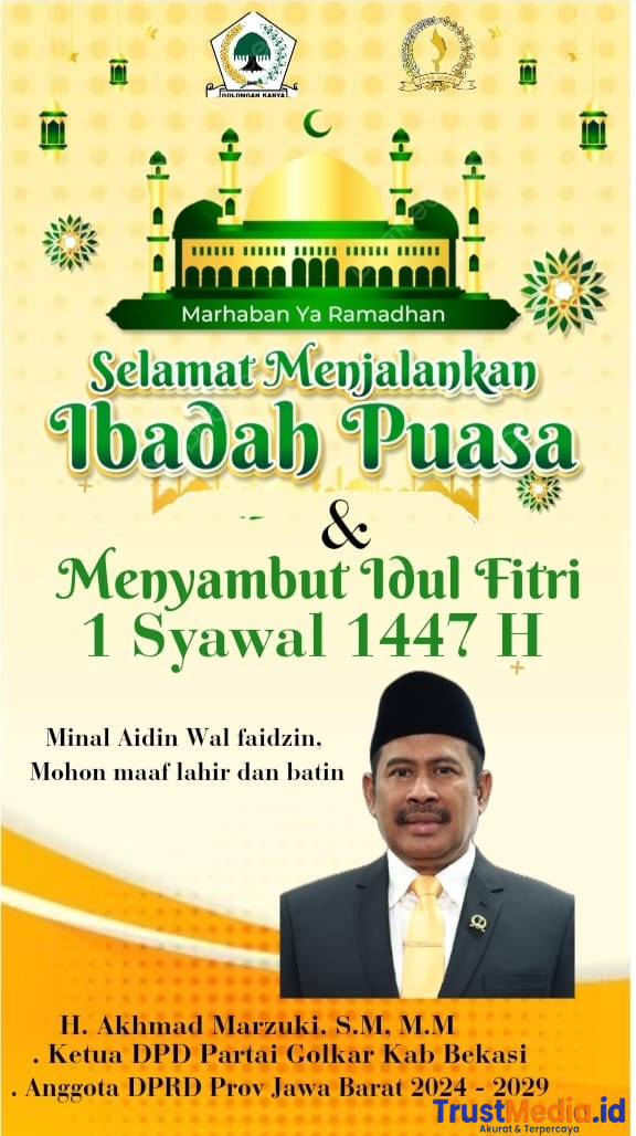 H.Akhmad Marzuki S.M.M.M Ketua DPD Partai Golkar Kabupaten Bekasi dan Anggota DPRD Prop.Jawa Barat Priode 2024 – 2029 .