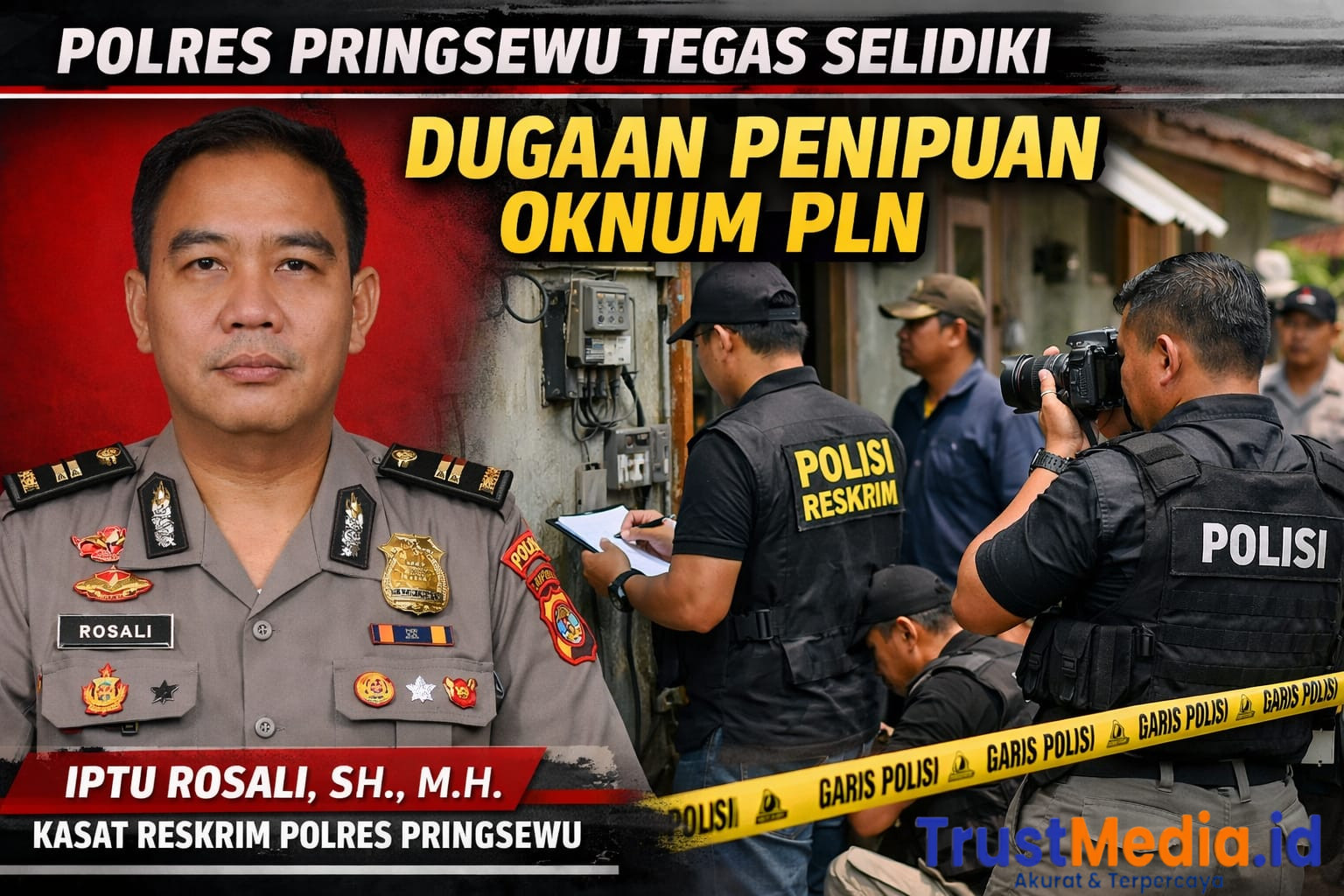 Warga Pringsewu Laporkan Dugaan Penipuan Oknum yang Mengaku Petugas PLN ke Polres