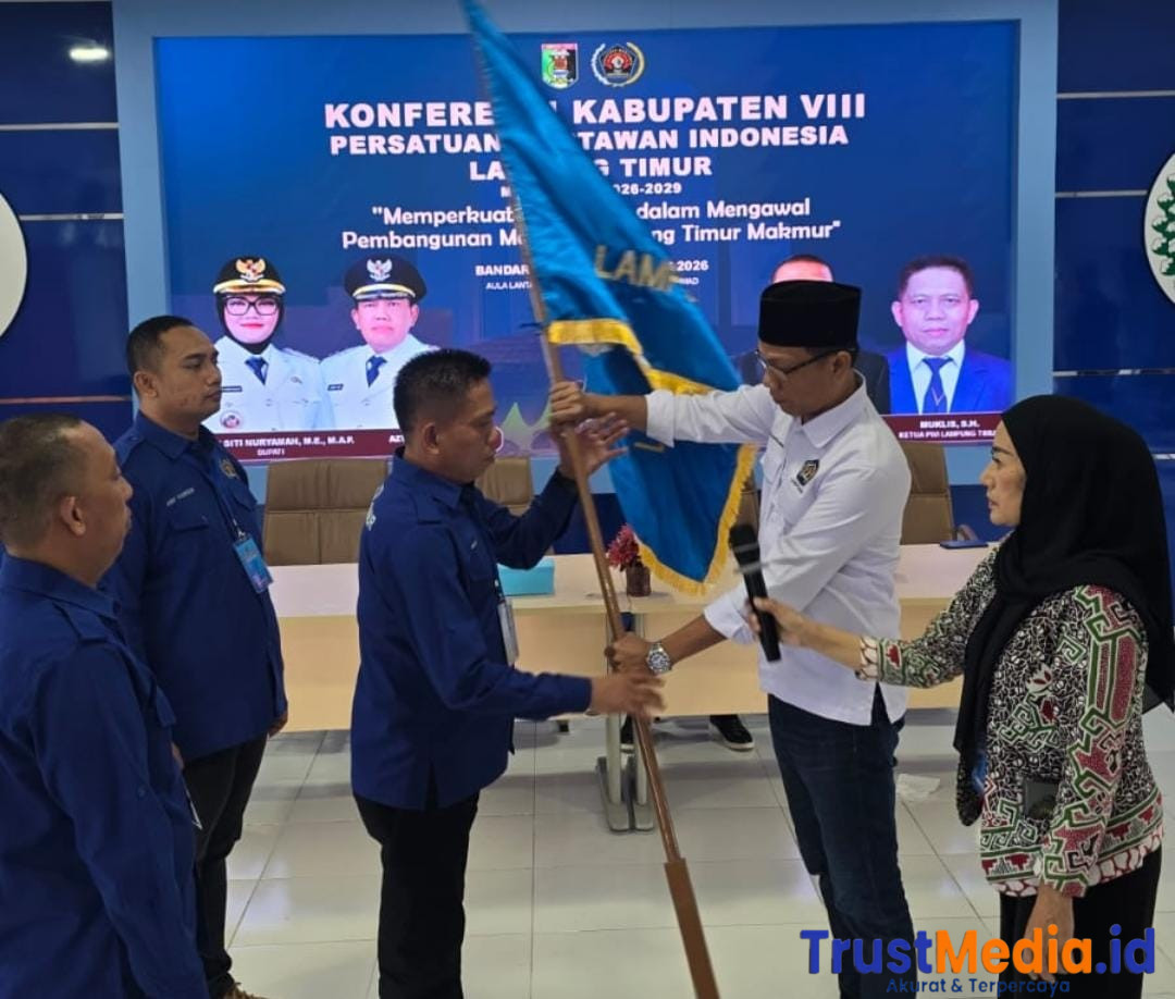Muklis terpilih kembali  sebagai ketua PWI Lampung Timur Periode 2026–2029