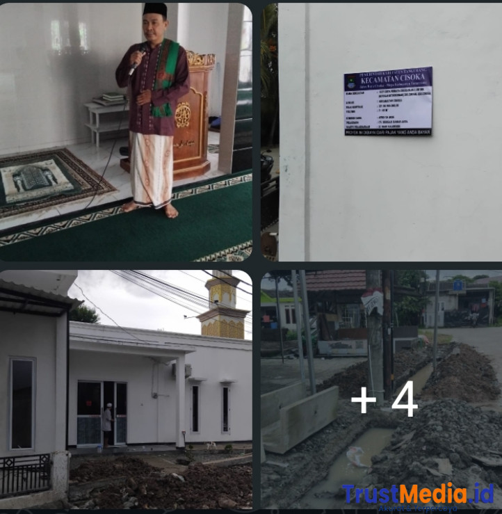 Yoyo Cahyono Ketua RW-08 Perum Griya Permata Cisoka Memperjuangan Pemasangan yudit Di Blok C-D.Masjid Baiturrahman