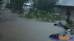 Hujan Deras Landa Simeulue, Desa Sambay Terendam Banjir