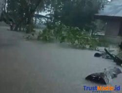 Hujan Deras Landa Simeulue, Desa Sambay Terendam Banjir