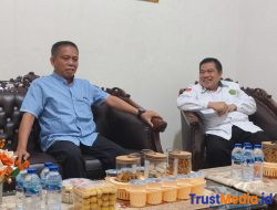 Perkuat Sinergi, Ketua PWI Lampung Timur Silaturahmi ke Kantor Kemenag