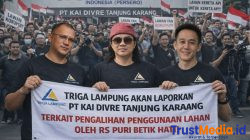 Triga Lampung Akan Laporkan PT KAI Divre IV Tanjungkarang ke Kantor Pusat