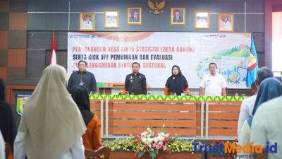 Pemkab Pringsewu Canangkan Desa Cantik dan Kick Off Statistik Sektoral 2026