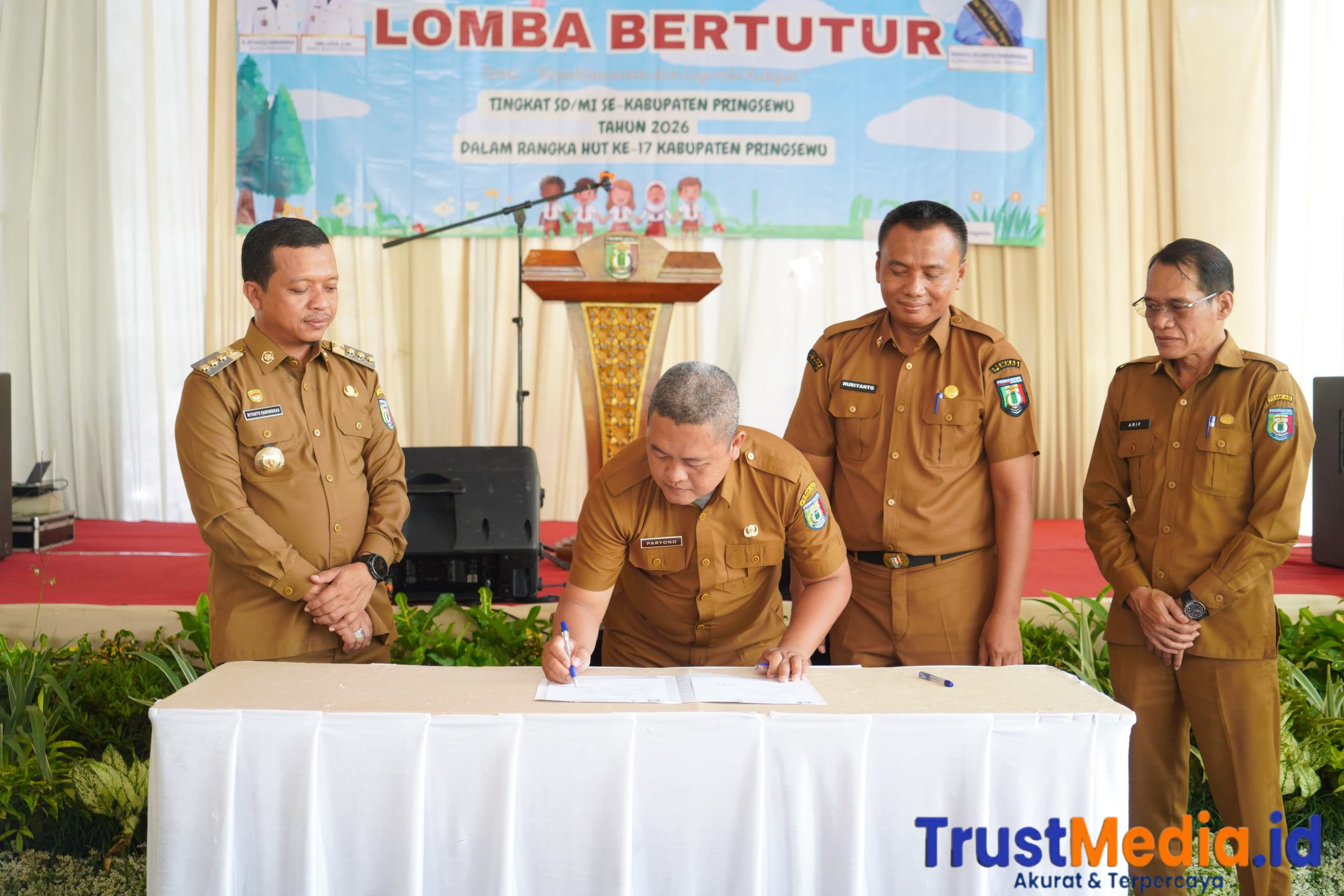 Bupati Pringsewu Buka Lomba Bertutur SD/MI Tahun 2026