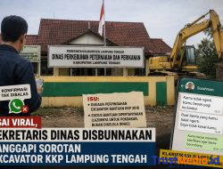 Usai Viral, Sekretaris Dinas Disbunnakan Tanggapi Sorotan Excavator KKP