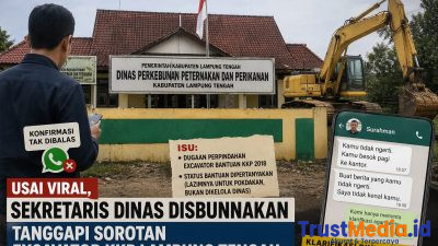 Usai Viral, Sekretaris Dinas Disbunnakan Tanggapi Sorotan Excavator KKP