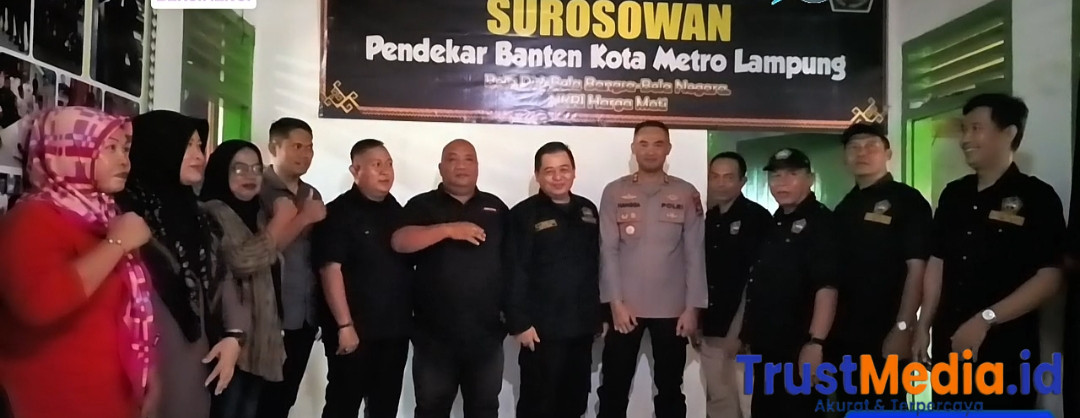 Kapolres sambangi kantor Pendekar Banten bersinergi guna cipta kondusif kota metro