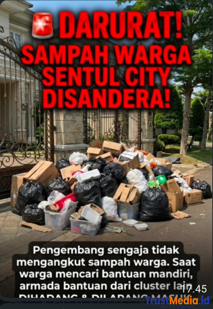 Warga Sentul City Keluhkan Intimidasi dan Akses Pengelolaan Sampah, Minta Pemerintah Turun Tangan
