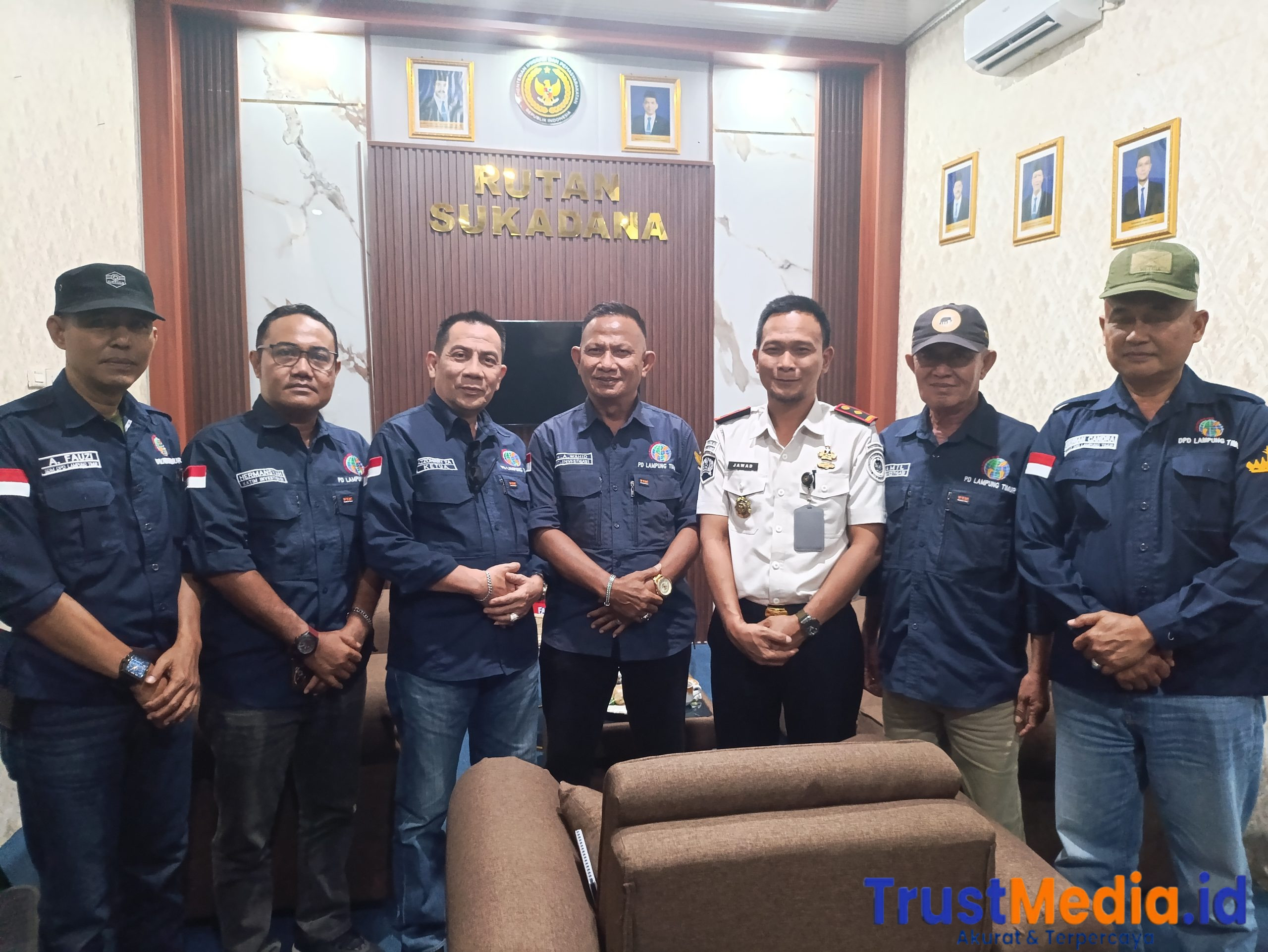 PD IWO koordinasi ,kolaborasi dan sinergi dorong pembinaan di Rutan Sukadana Lampung Timur .