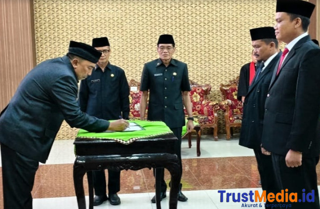 17 Pejabat Pemkab Pringsewu Dilantik, Sekda Tekankan Profesionalitas dan Kinerja ASN