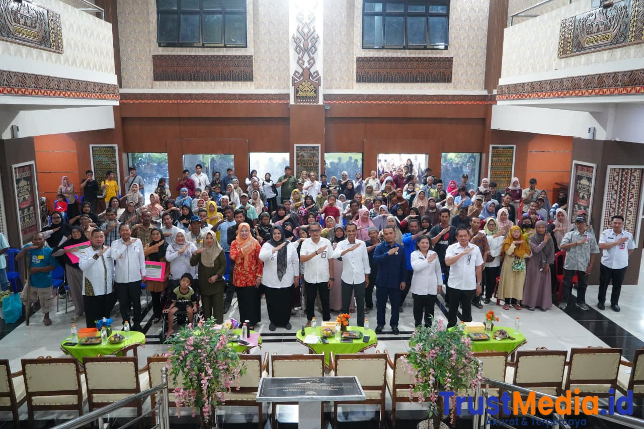 Penyerahan Bantuan ATENSI 2026, Pemkab Pringsewu Apresiasi Dukungan Kemensos RI