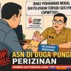 Di duga lakukan pungli Oknum Pegawai Perizinan Lampung timur di laporkan ke polisi