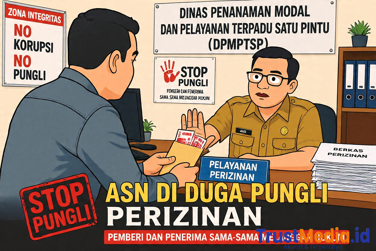 Di duga lakukan pungli Oknum Pegawai Perizinan Lampung timur di laporkan ke polisi