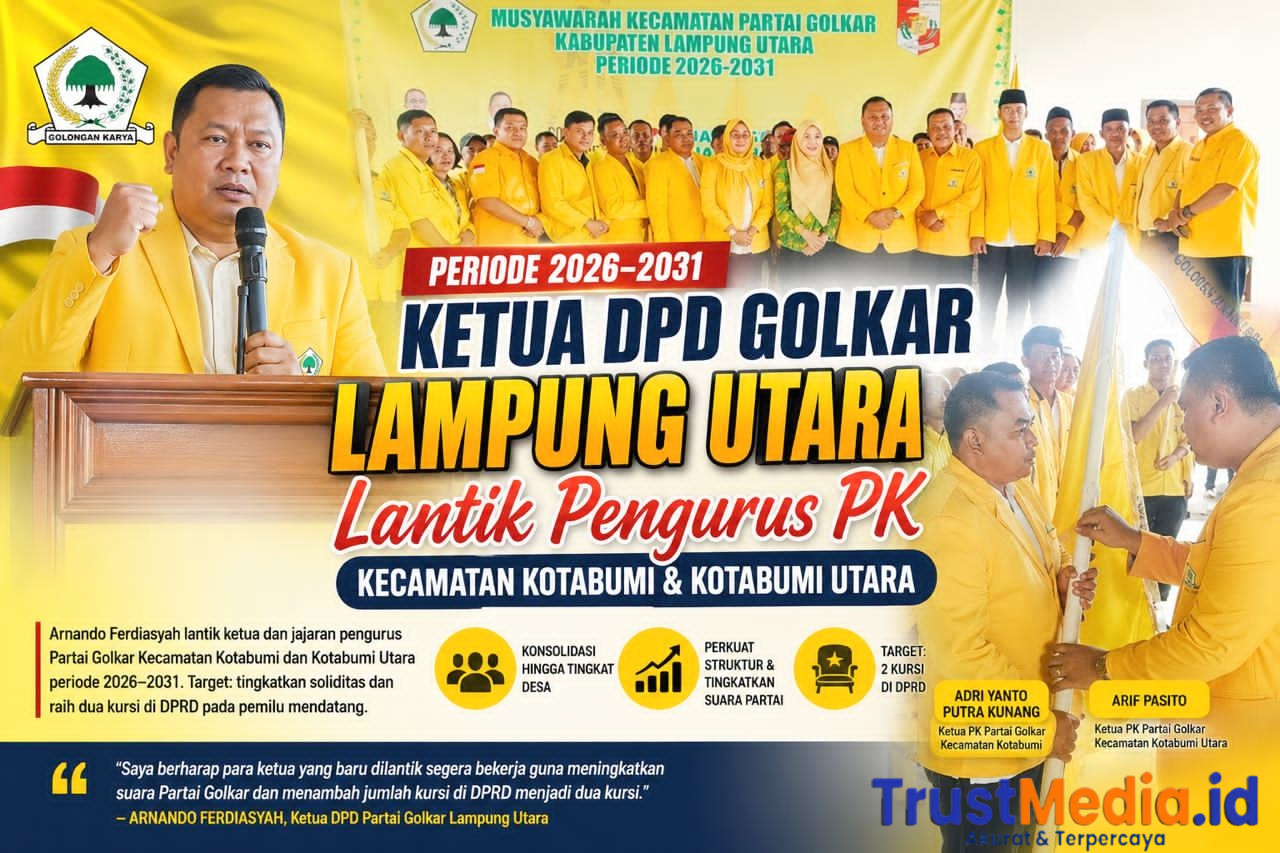 Muscam Golkar Lampura, Arnando Minta Kader Bergerak Cepat