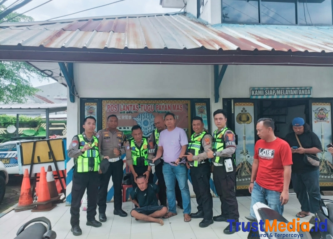 Terduga Pelaku Curanmor Viral Ditangkap Usai Kejar-kejaran