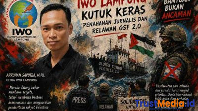 IWO Lampung Kutuk Keras Penahanan IWO Lampung Kutuk Keras Penahanan