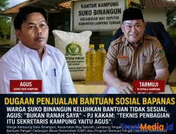 Warga Keluhkan Dugaan Penjualan Bantuan Sosial BAPANAS di Kampung Suko Binangun