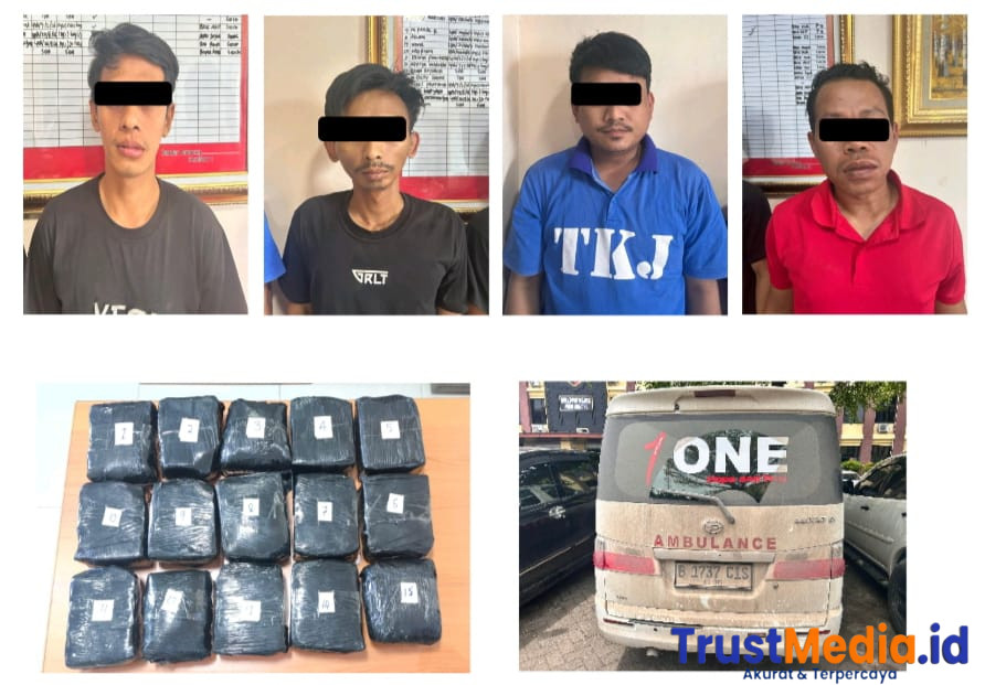 Direktorat Reserse Narkoba Polda Lampung Berhasil Amankan Kasus Narkotika Jenis Sabu Seberat 15,739 gram